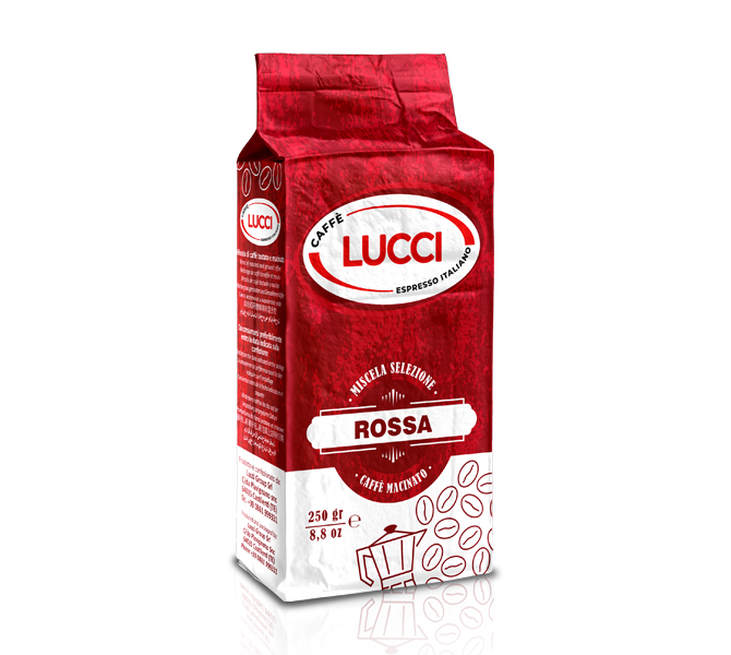 Caffè macinato per Espresso Miscela Rossa 6x250g